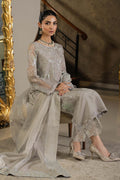 Maria B | Formal Wears | SF-EF25-15 XL Gray Organza