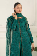 Maria B | Formal Wears | SF-EF25-04 M Emerald Green Organza