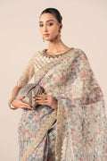 Maria B | Formal Wears | SF-EF25-08 L Beige Organza