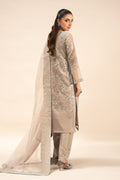 Maria B | Formal Wears | SF-EF25-15 S Gray Organza