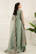 Maria B | Formal Wears | SF-EF25-40 S Aqua Blue Organza