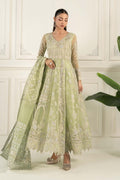 Maria B | Formal Wears | SF-EF25-44 S Mint Green Organza