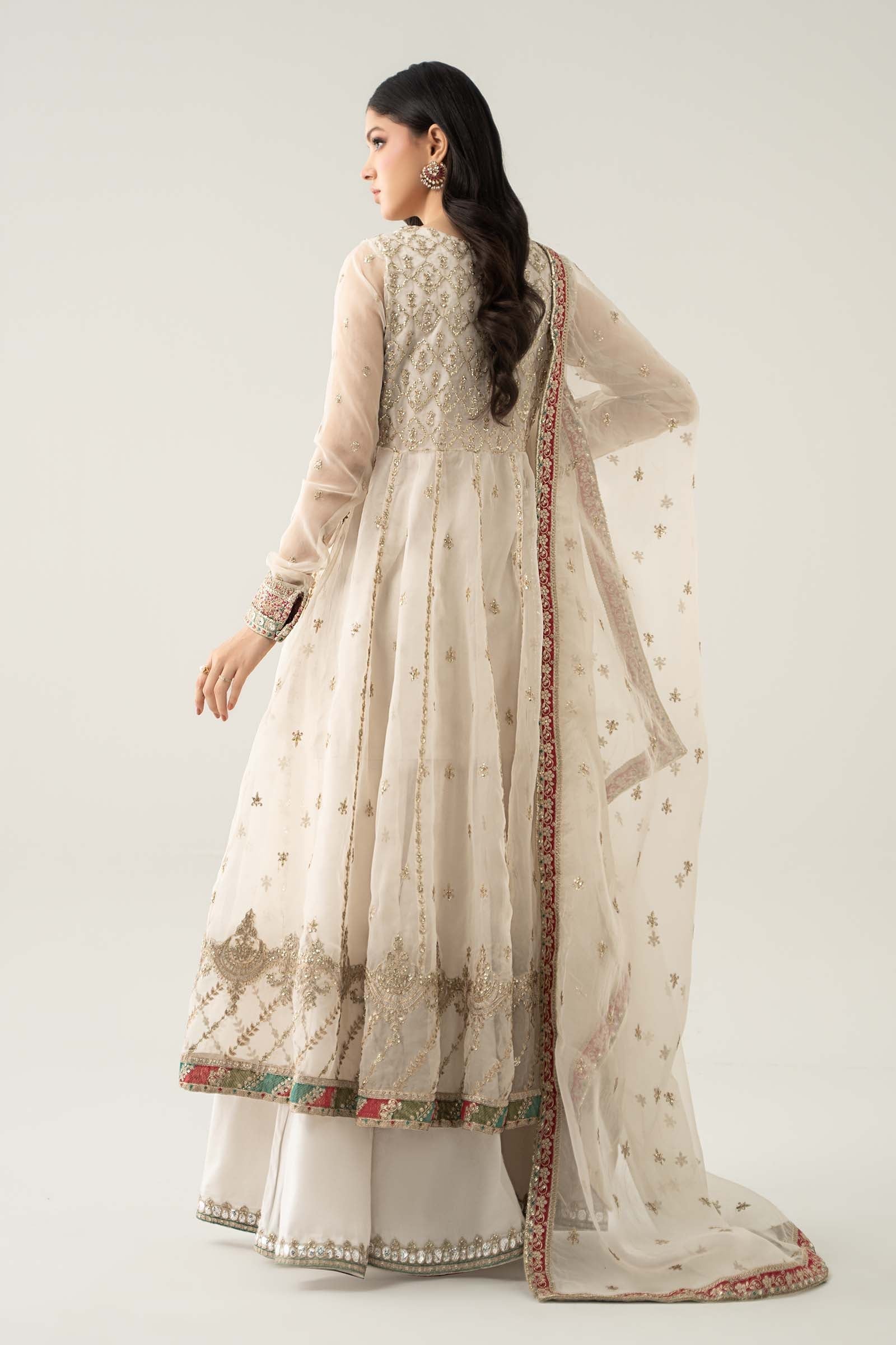 Maria B | Formal Wears | SF-EF23-16R1 S Carmine Organza