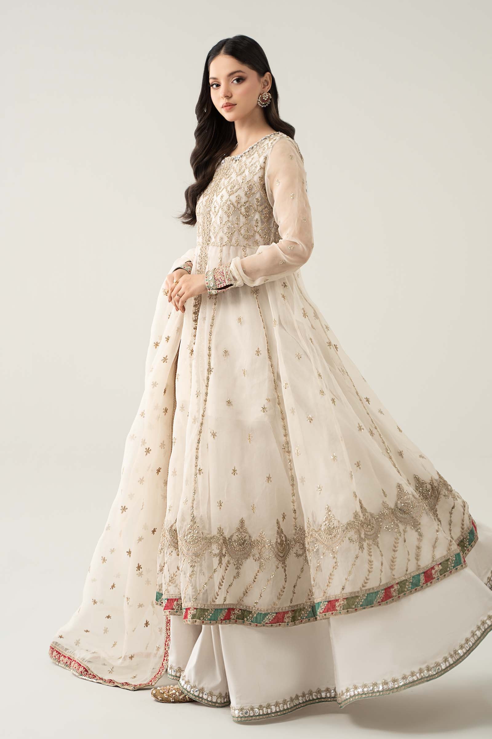 Maria B | Formal Wears | SF-EF23-16R1 L Carmine Organza