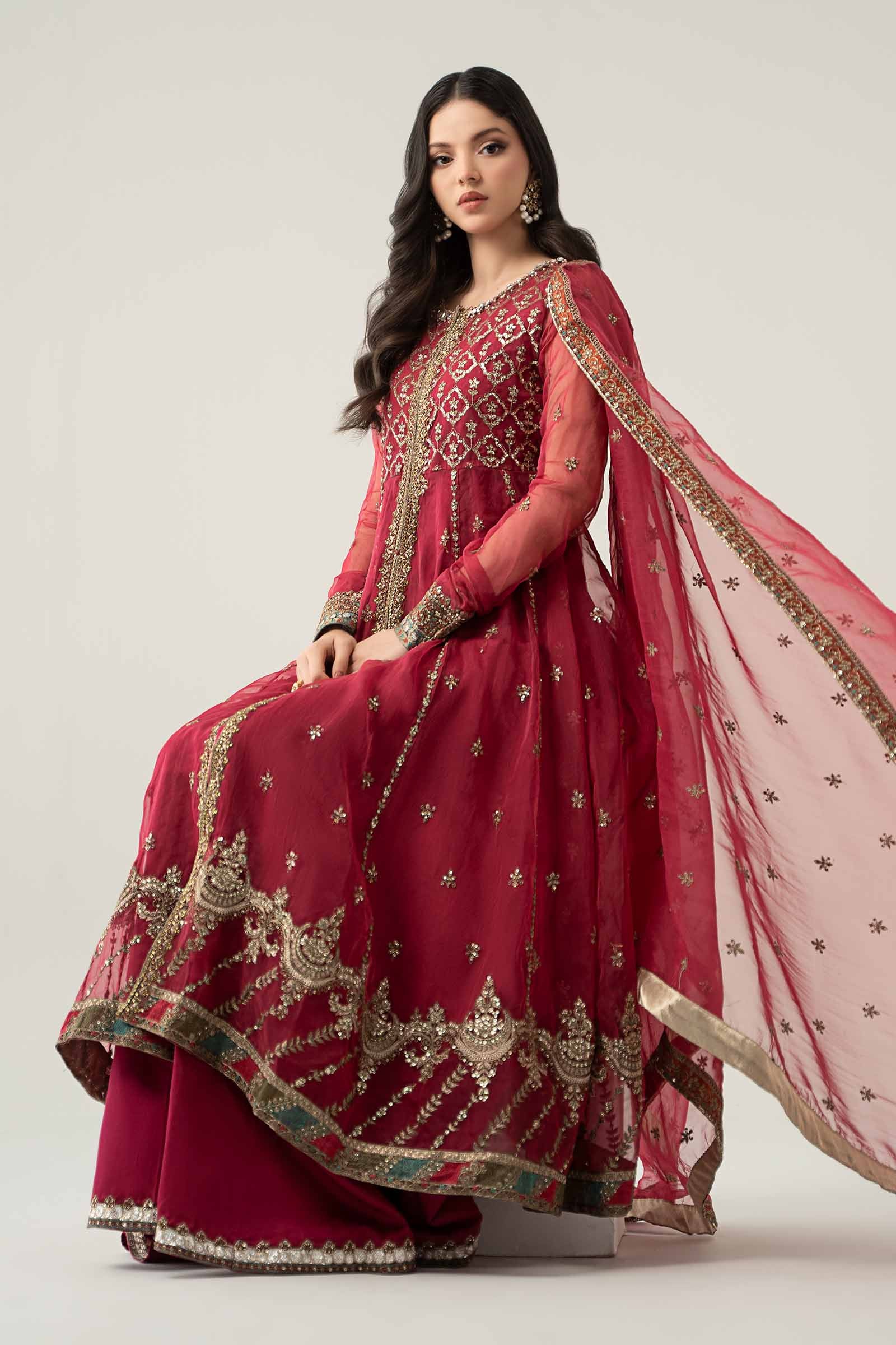 Maria B | Formal Wears | SF-EF23-16R1 L Off White Organza