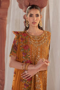 Maria B | Formal Wears | SF-EF25-42 M Mustard Organza