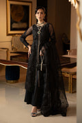 Maria B | Formal Wears | SF-EF25-04 L Black Organza