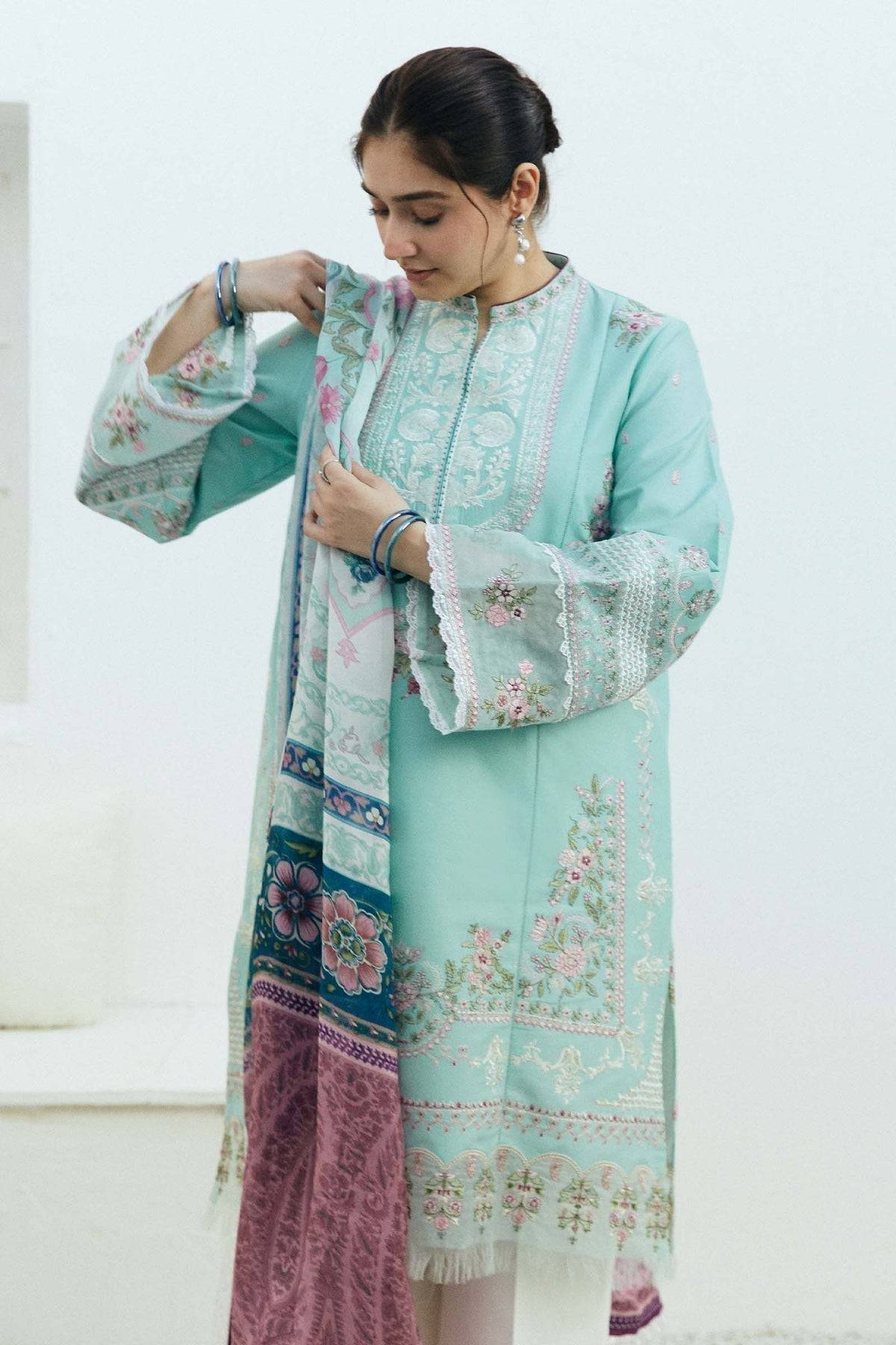 Zara Shahjahan | Coco Lawn Eid Edit 24 | SHAAM-D5 - Pakistani Designer Dress - by Zara Shahjahan | Type: Luxury - 100% Original at Saira Sultan