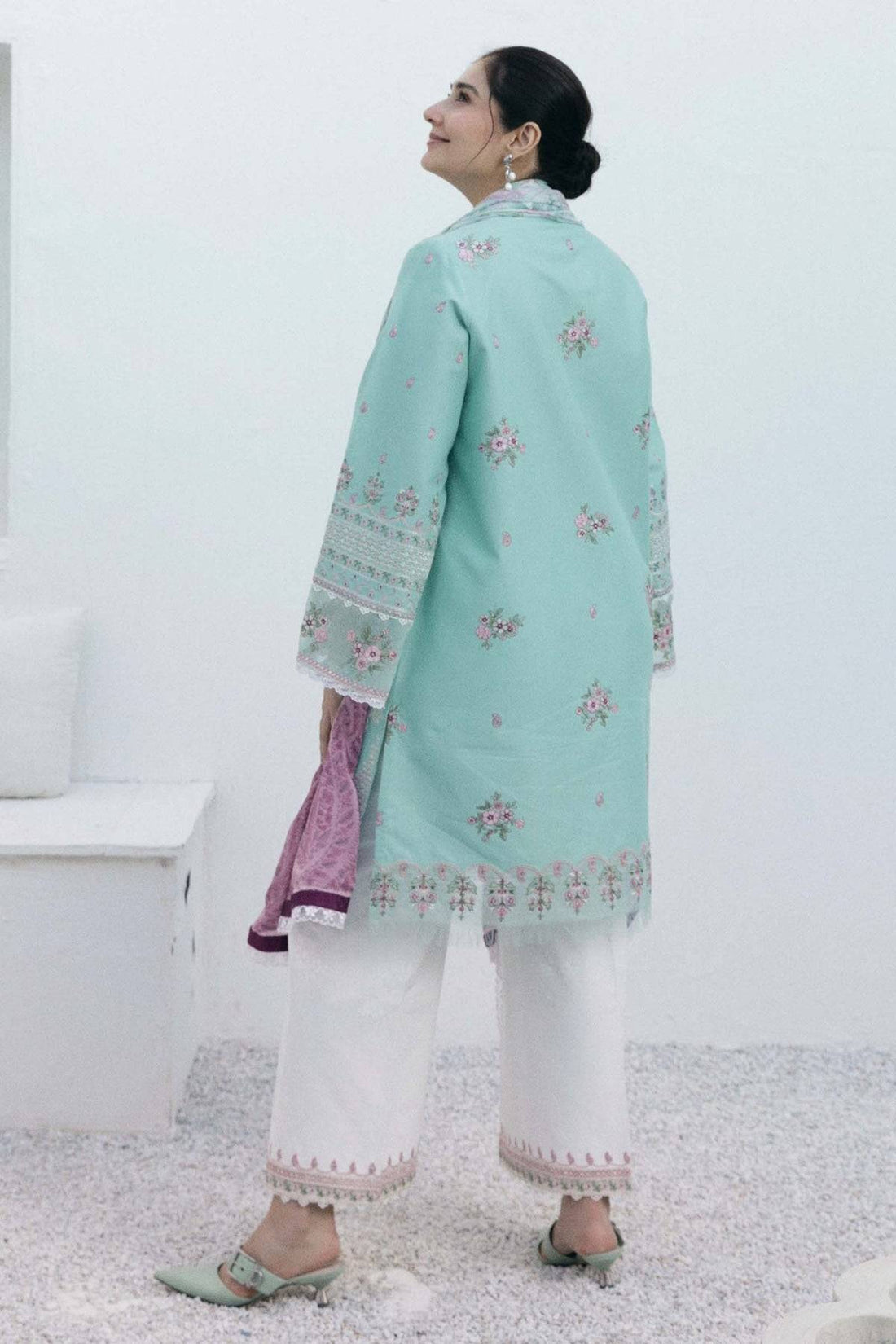 Zara Shahjahan | Coco Lawn Eid Edit 24 | SHAAM-D5 - Pakistani Designer Dress - by Zara Shahjahan | Type: Luxury - 100% Original at Saira Sultan