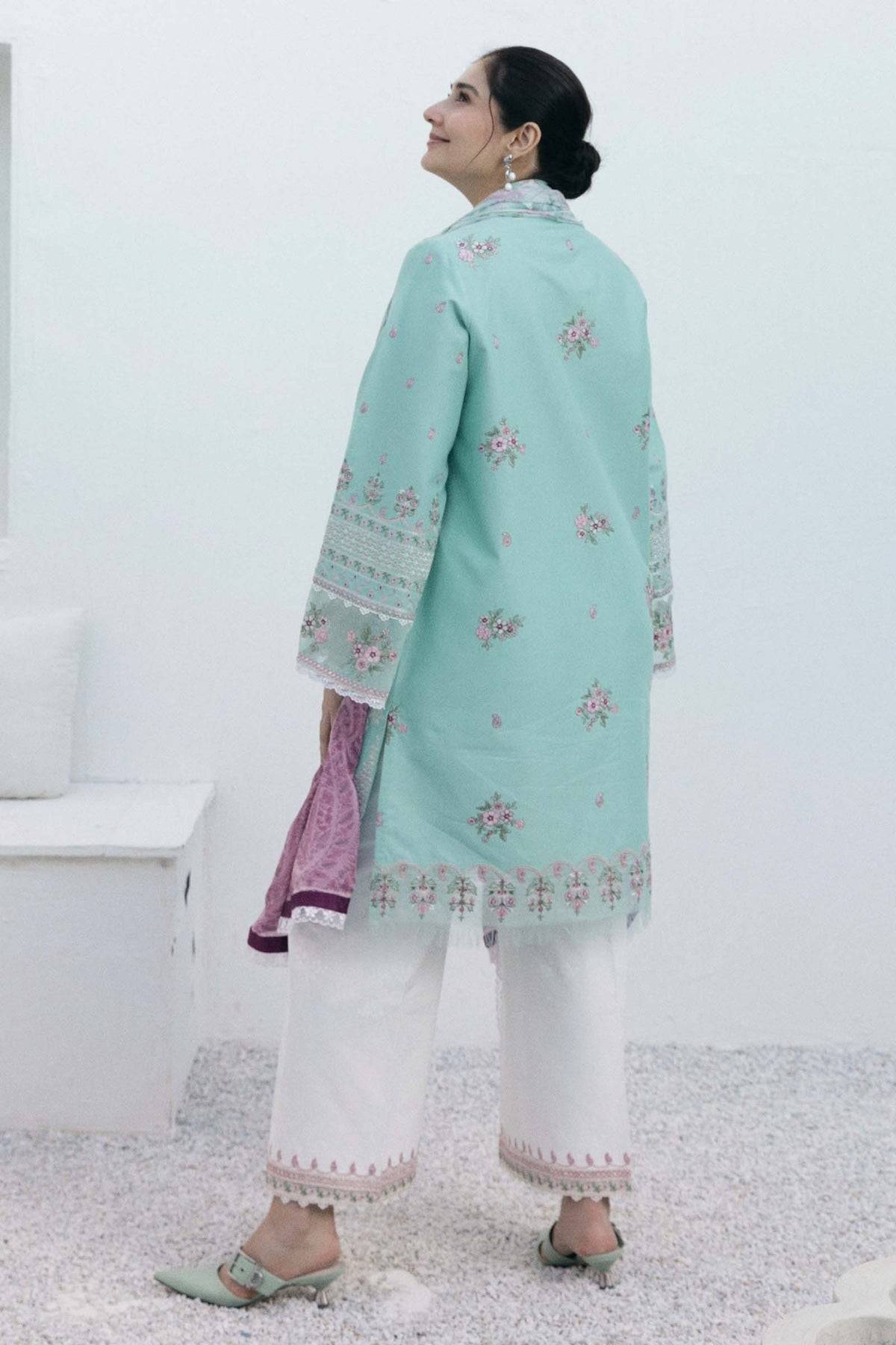 Zara Shahjahan | Coco Lawn Eid Edit 24 | SHAAM-D5 - Pakistani Designer Dress - by Zara Shahjahan | Type: Luxury - 100% Original at Saira Sultan