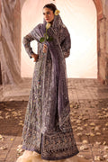 Motifz | Bridal Couture | 0018-ZURIAH EMBROIDERED ORGANZA STITCHED Custom Size Gray Organza