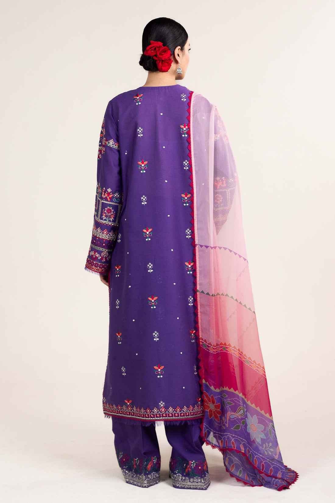 Zara Shahjahan | Stitched Lawn 24 | SL-LAMIA-7B - Pakistani Designer Dress - by Zara Shahjahan | Type: Luxury - 100% Original at Saira Sultan
