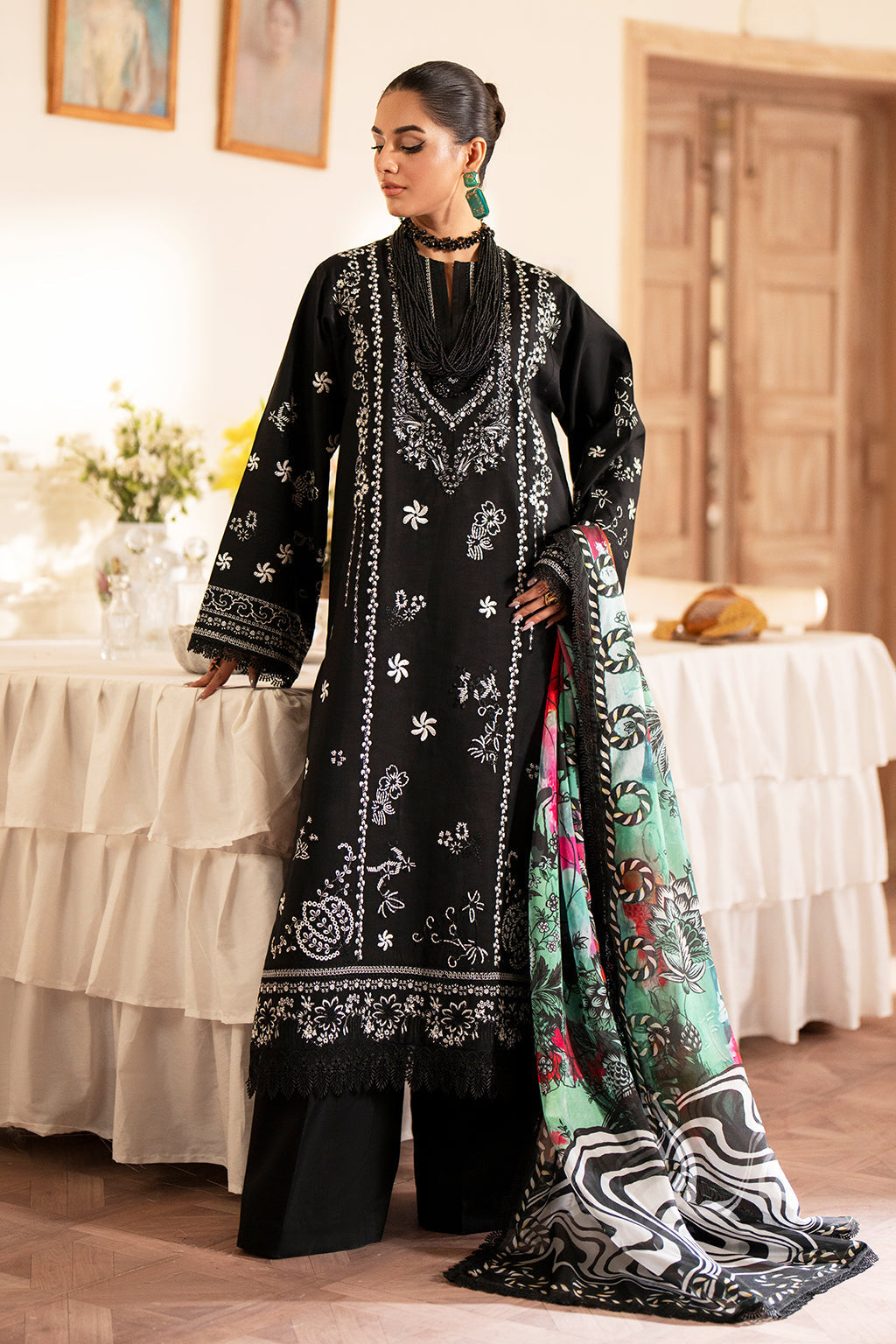 Saad Shaikh | Lumiere Winter |  D-06 Seina - Pakistani Designer Dress - by Saad Shaikh | Type: Ladies Clothes - 100% Original at Saira Sultan