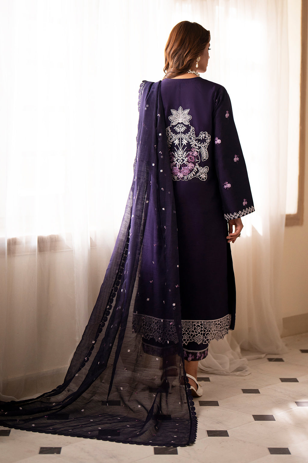 Saad Shaikh | Lumiere Winter |  D-09 Ruby - Pakistani Designer Dress - by Saad Shaikh | Type: Ladies Clothes - 100% Original at Saira Sultan