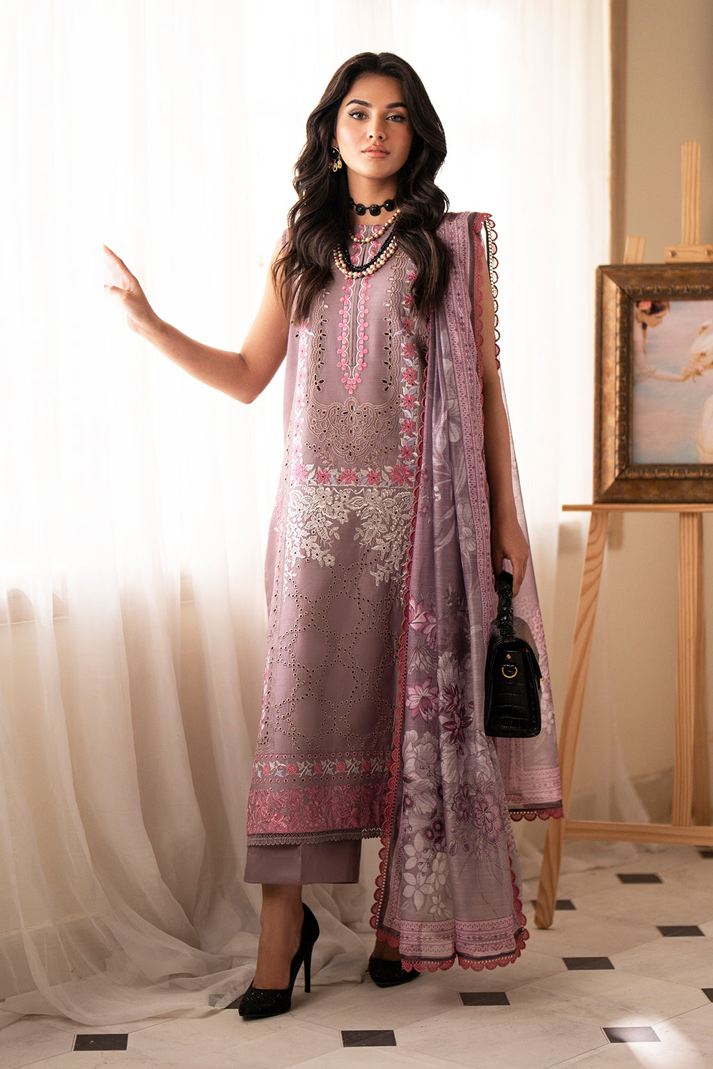 Saad Shaikh | Lumiere Winter |  D-01 Celestial - Pakistani Designer Dress - by Saad Shaikh | Type: Ladies Clothes - 100% Original at Saira Sultan