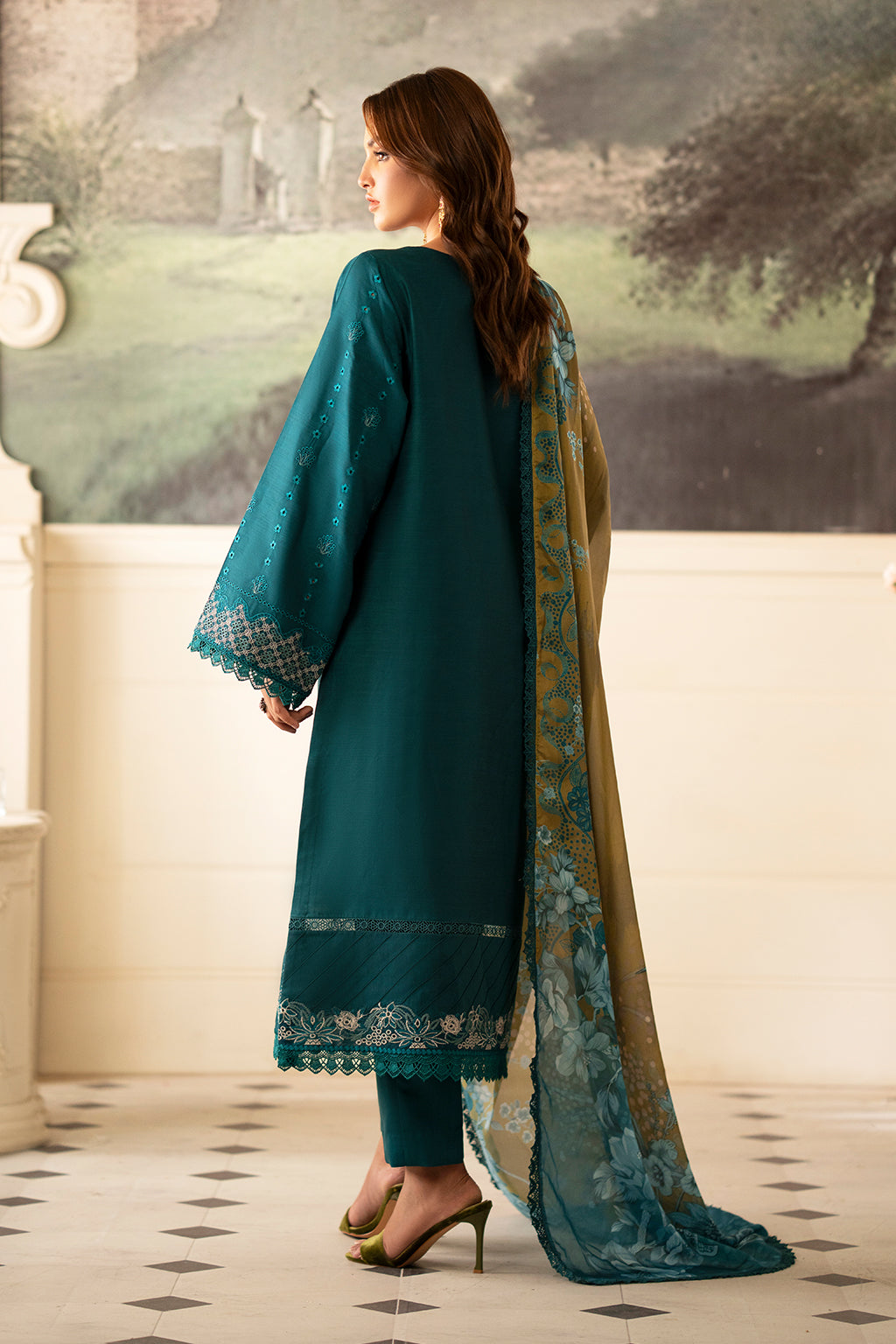 Saad Shaikh | Lumiere Winter |  D-03 Foret - Pakistani Designer Dress - by Saad Shaikh | Type: Ladies Clothes - 100% Original at Saira Sultan