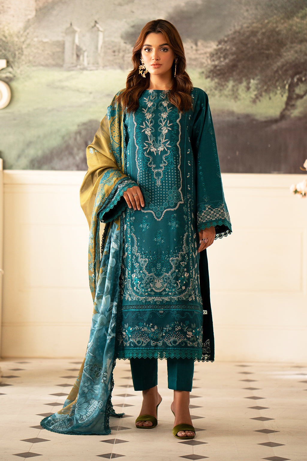 Saad Shaikh | Lumiere Winter |  D-03 Foret - Pakistani Designer Dress - by Saad Shaikh | Type: Ladies Clothes - 100% Original at Saira Sultan