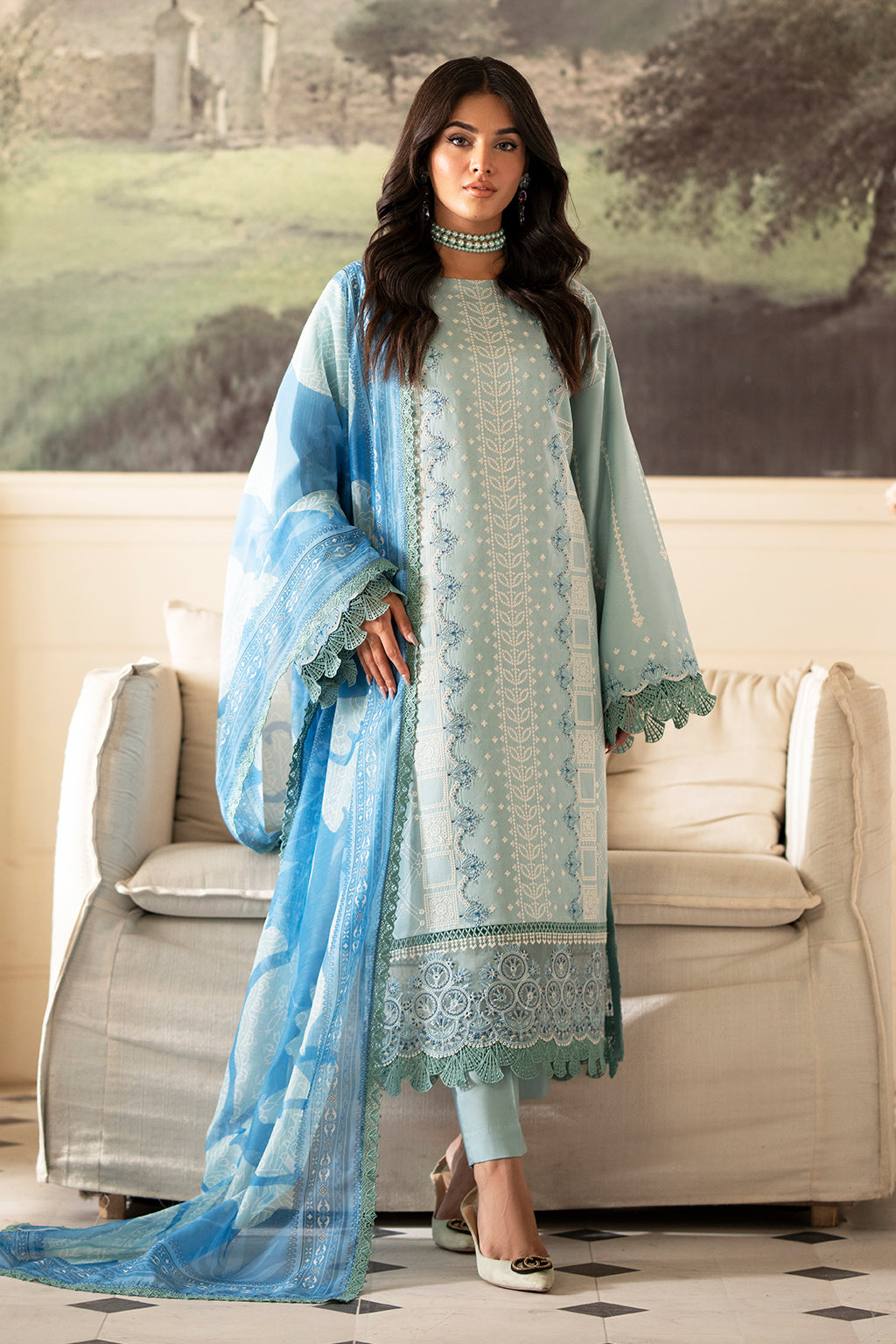 Saad Shaikh | Lumiere Winter | D-10 Ribera - Pakistani Designer Dress - by Saad Shaikh | Type: Ladies Clothes - 100% Original at Saira Sultan