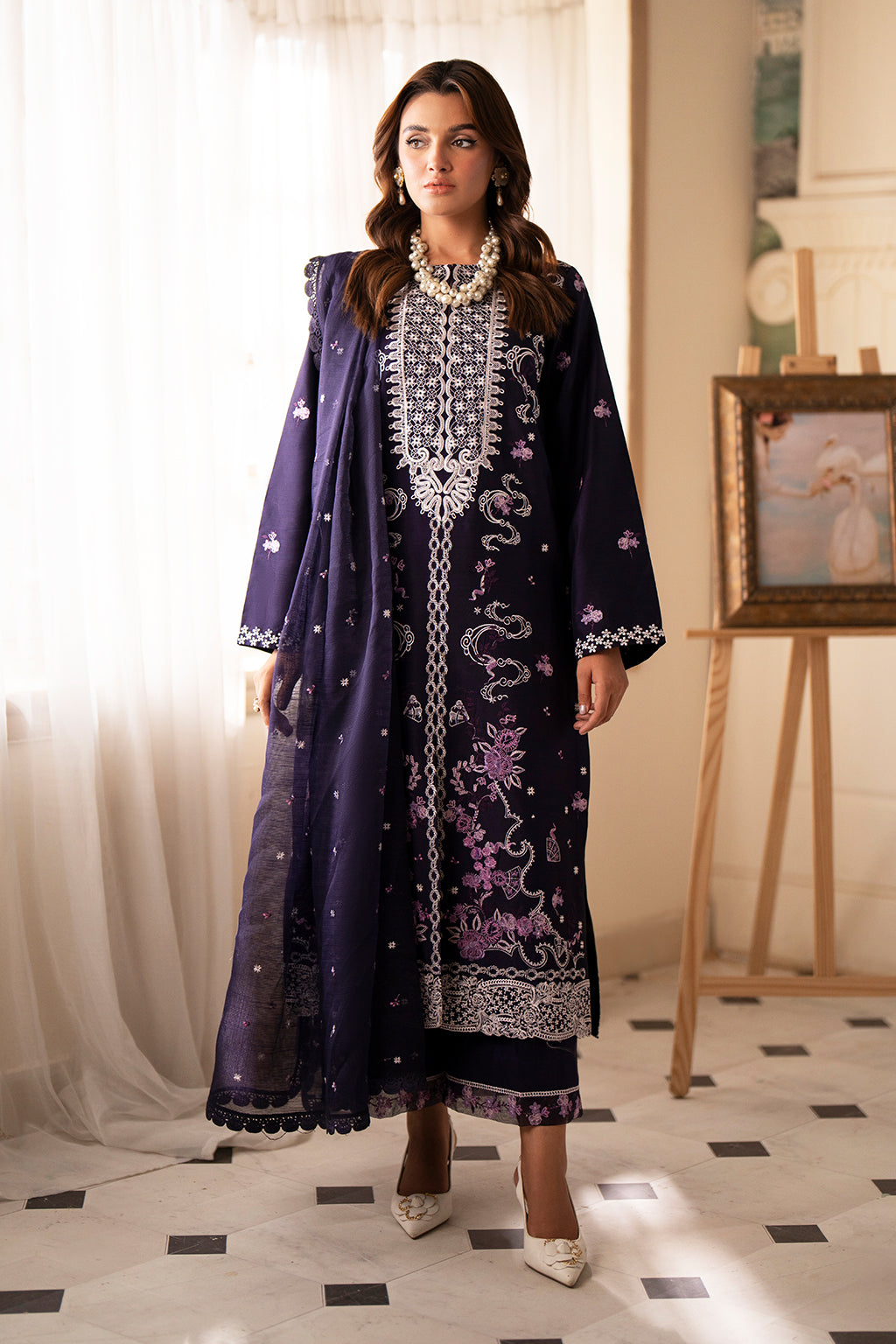 Saad Shaikh | Lumiere Winter |  D-09 Ruby - Pakistani Designer Dress - by Saad Shaikh | Type: Ladies Clothes - 100% Original at Saira Sultan