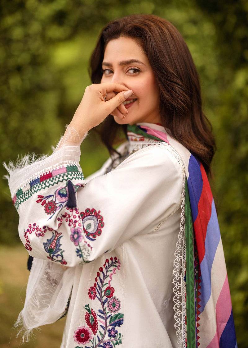 Sadaf Fawad Khan | Lawn 24 | Suzani (A) - Pakistani Designer Dress - by Sadaf Fawad Khan | Type: Luxury - 100% Original at Saira Sultan