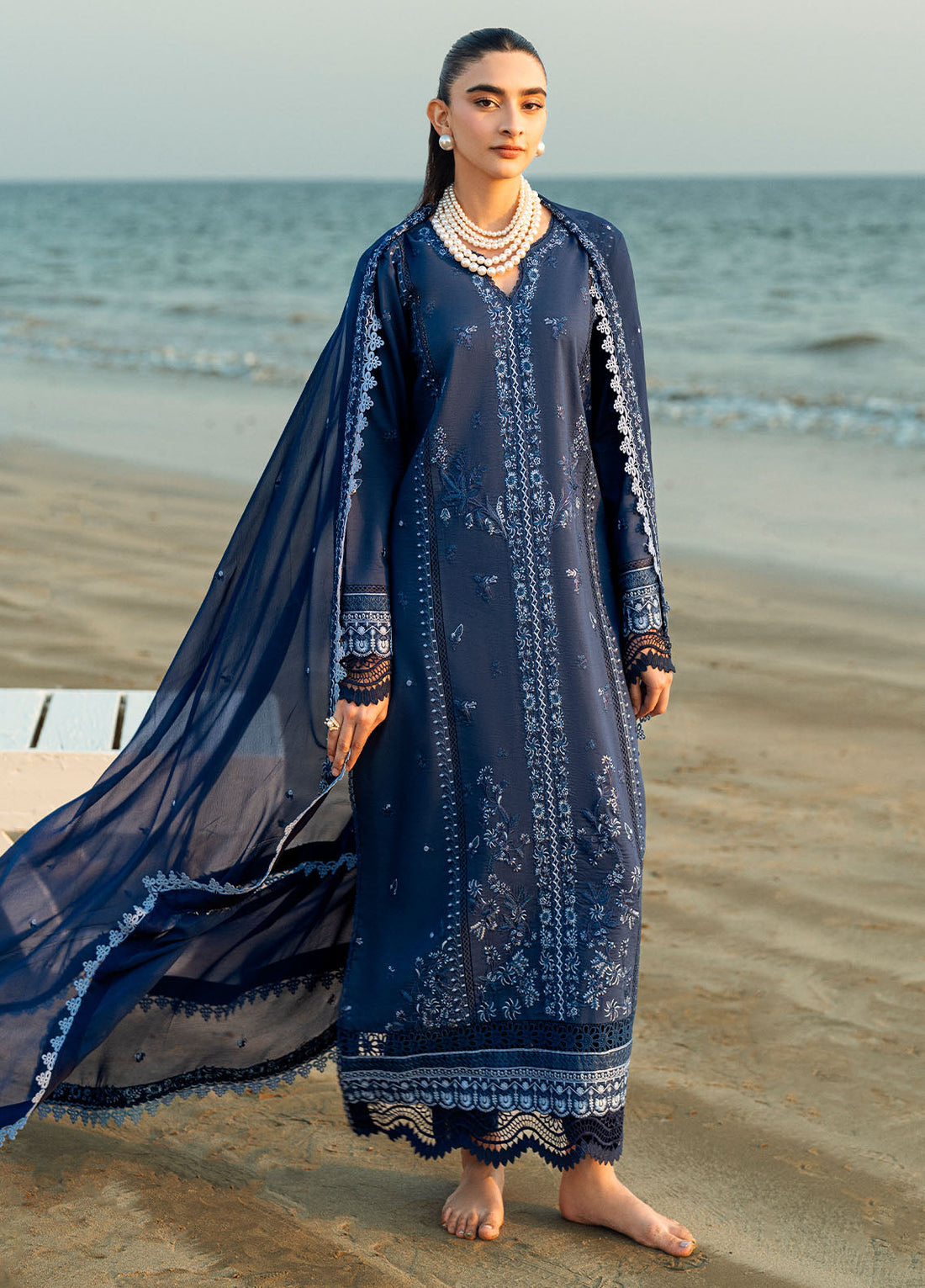 Sahane | Yaariyan Lawn Edit 25 | CT -20008 SEPAL - Yaariyan XS Navy Lawn