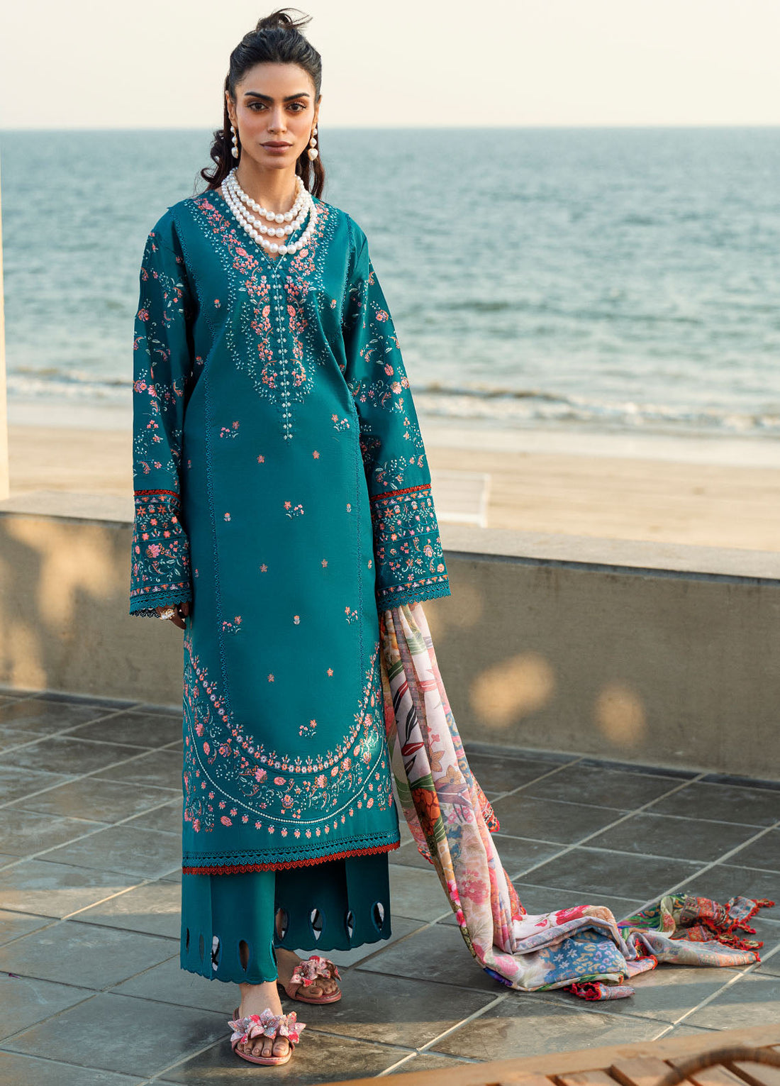Sahane | Yaariyan Lawn Edit 25 | CT -20007 ORSA - Yaariyan XS Teal Lawn