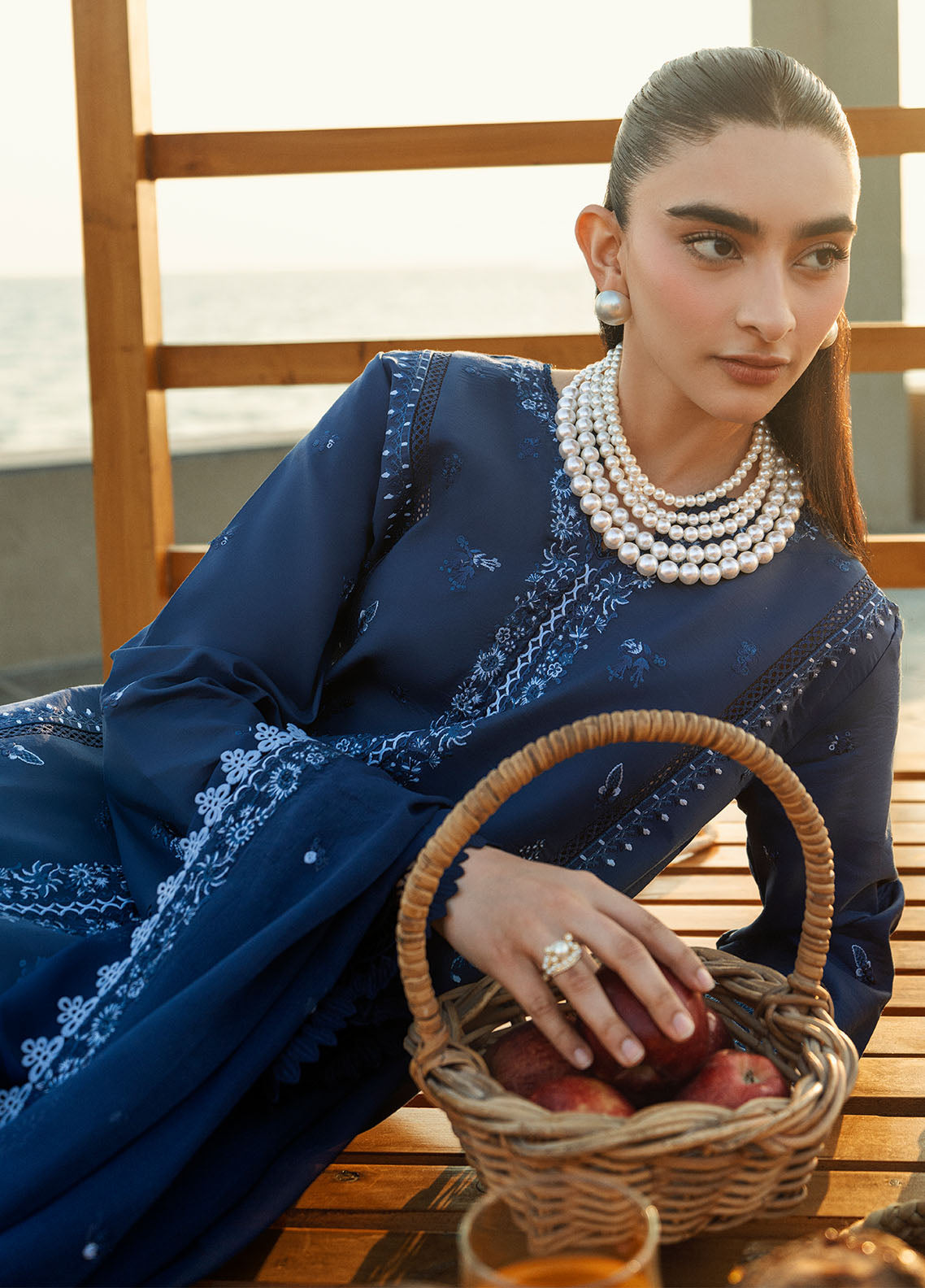 Sahane | Yaariyan Lawn Edit 25 | CT -20008 SEPAL - Yaariyan Custom Size Navy Lawn