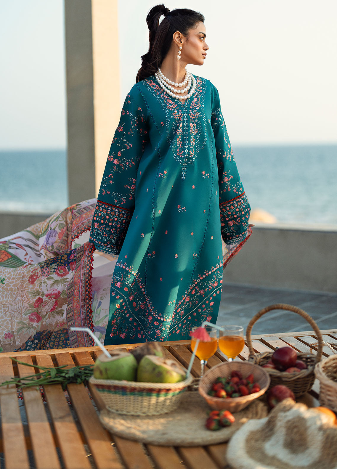 Sahane | Yaariyan Lawn Edit 25 | CT -20007 ORSA - Yaariyan L Teal Lawn