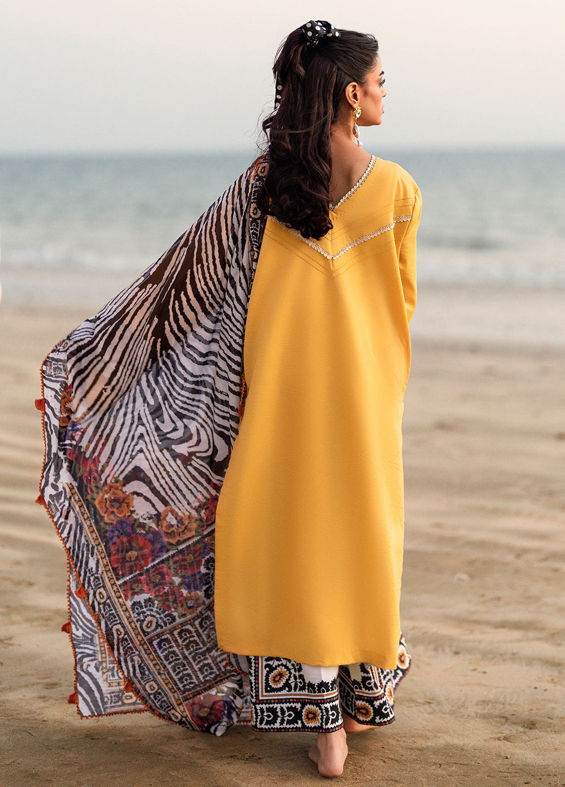 Sahane | Yaariyan Lawn Edit 25 | CT -20009 FEEHA - Yaariyan XS Champagne Gold Lawn