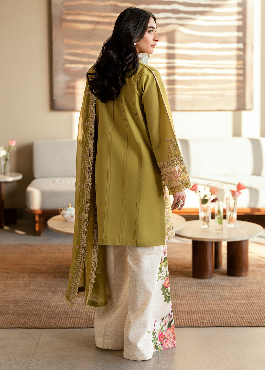 Sahane | Yaariyan Lawn Edit 25 | CT -20002 NIEVE - Yaariyan XS Neon Green Lawn