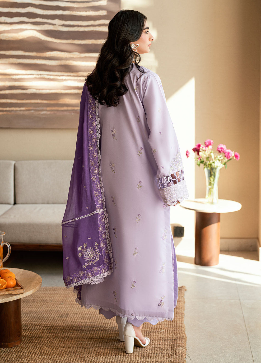 Sahane | Yaariyan Lawn Edit 25 | CT -20006 NATE - Yaariyan XS Soft Lilac Lawn