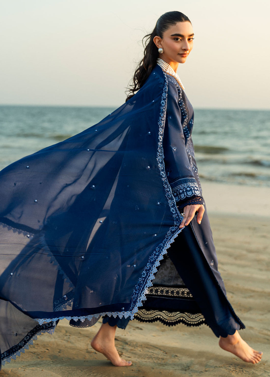 Sahane | Yaariyan Lawn Edit 25 | CT -20008 SEPAL - Yaariyan XS Navy Lawn