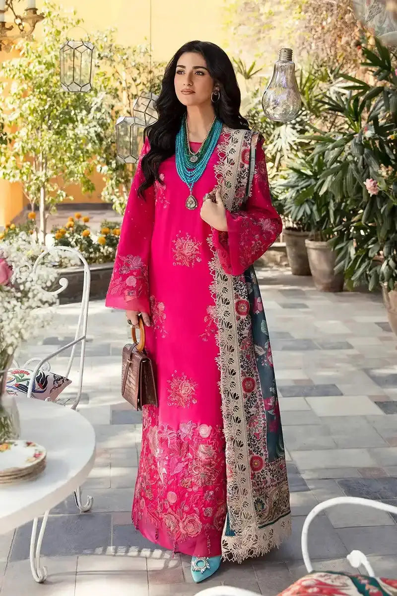 Nilofer Shahid | Luxury Lawn 2023 | Alyana - Pakistani Designer Dress - by Nilofer Shahid | Type: Luxury - 100% Original at Saira Sultan