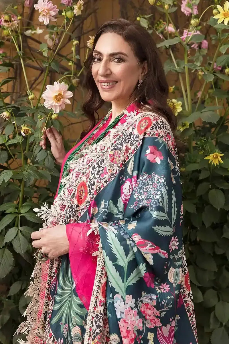 Nilofer Shahid | Luxury Lawn 2023 | Alyana - Pakistani Designer Dress - by Nilofer Shahid | Type: Luxury - 100% Original at Saira Sultan