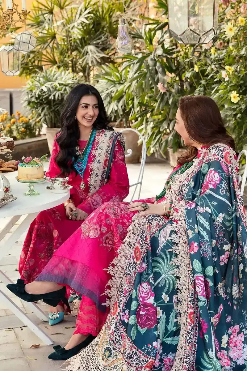 Nilofer Shahid | Luxury Lawn 2023 | Alyana - Pakistani Designer Dress - by Nilofer Shahid | Type: Luxury - 100% Original at Saira Sultan