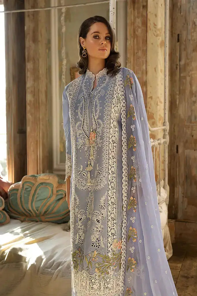 Sobia Nazir | Luxury Lawn 2023 | 1B - Pakistani Designer Dress - by Sobia Nazir | Type: Luxury - 100% Original at Saira Sultan