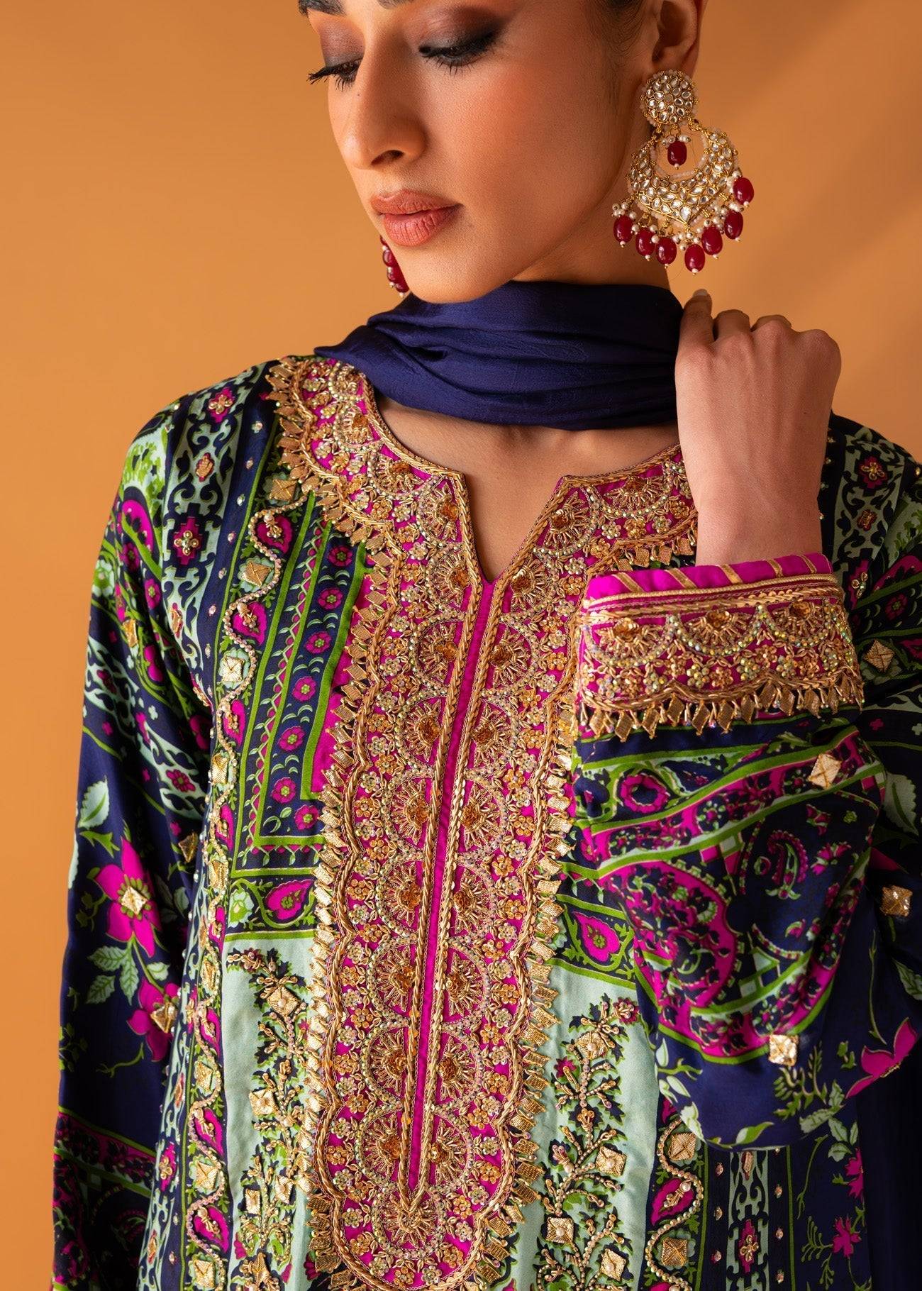 Sammy K | Taara Collection | BASANTI - Pakistani Designer Dress - by Sammy K | Type: Formal - 100% Original at Saira Sultan