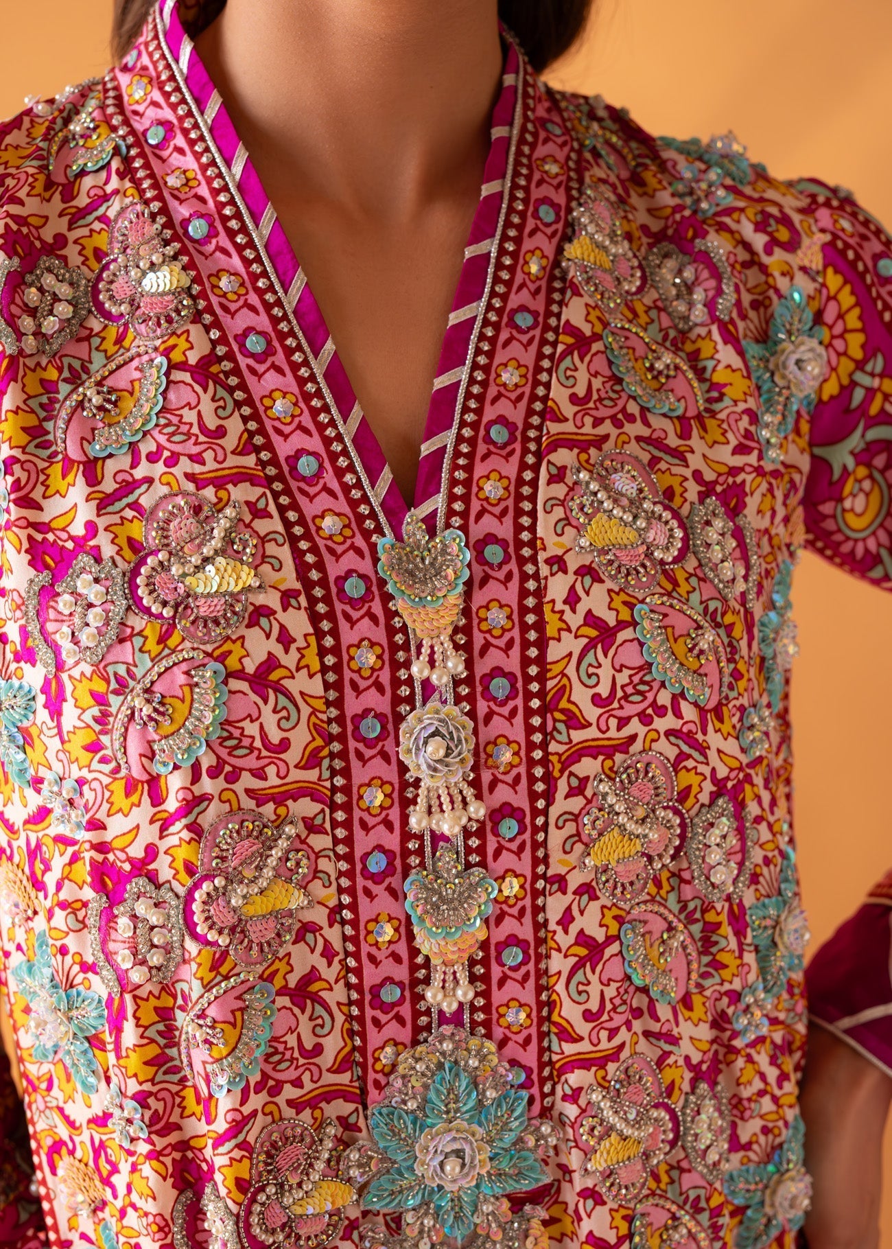 Sammy K | Taara Collection | KAFIYA - Pakistani Designer Dress - by Sammy K | Type: Formal - 100% Original at Saira Sultan