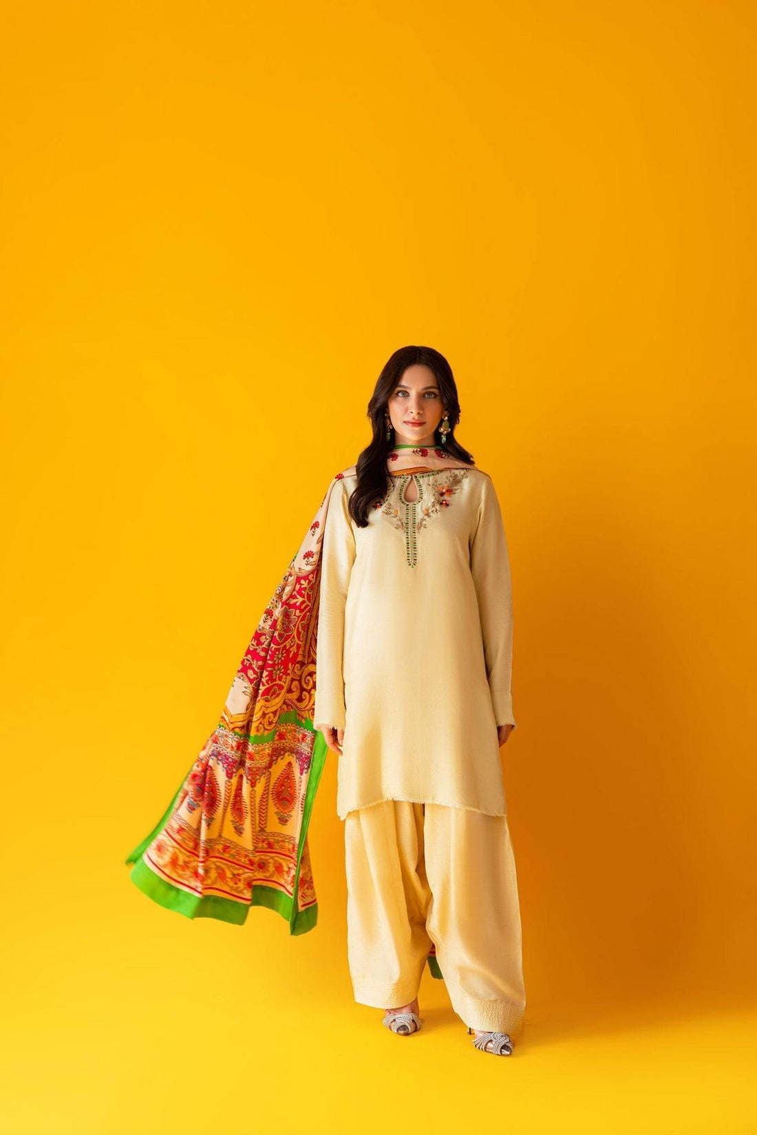 Sammy K | Satrangi Eid Edit | DHANAK - Pakistani Designer Dress - by Sammy K | Type: Formal - 100% Original at Saira Sultan