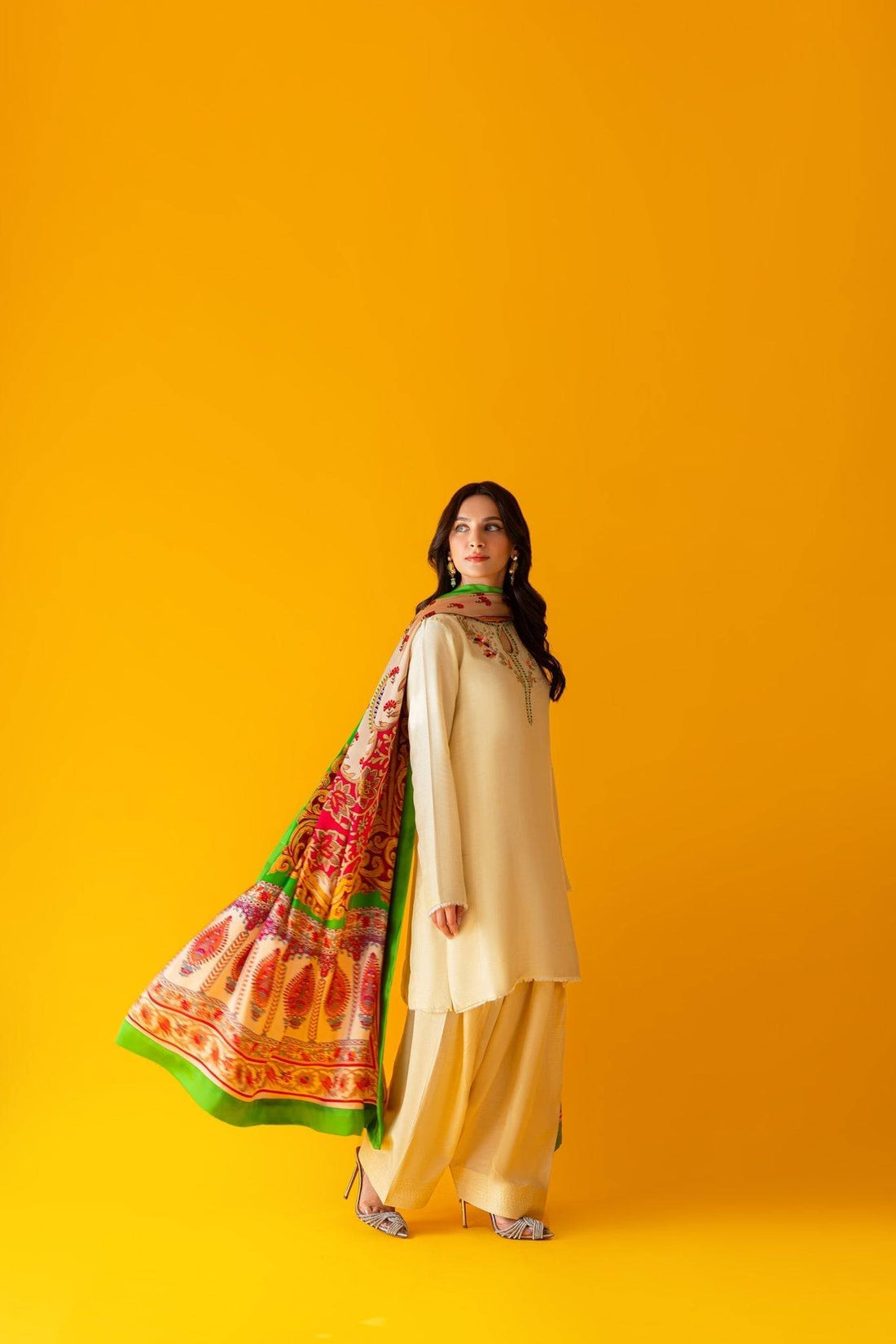 Sammy K | Satrangi Eid Edit | DHANAK - Pakistani Designer Dress - by Sammy K | Type: Formal - 100% Original at Saira Sultan
