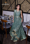 Asim Jofa | Festive Collection 25 | AJFF-06 XL Dusty Blue Net