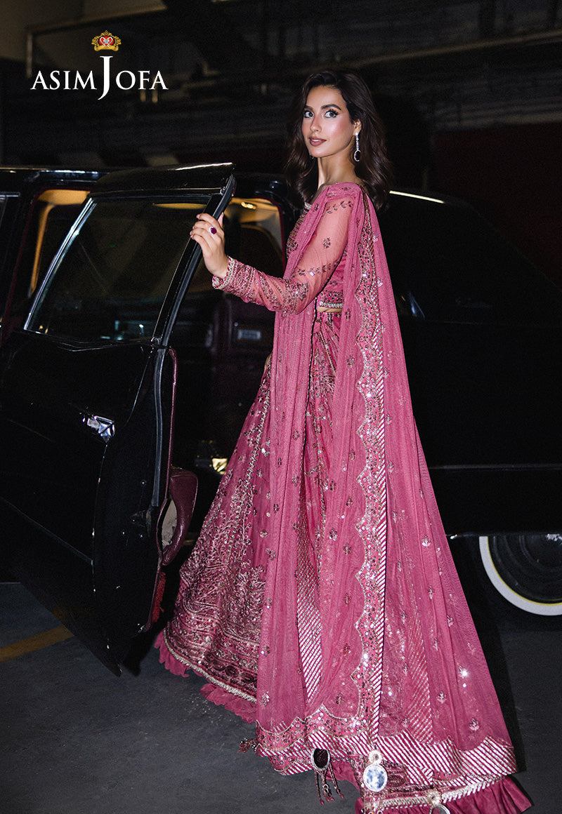 Asim Jofa | Festive Collection 25 | AJFF-03 XS Candy Pink Net