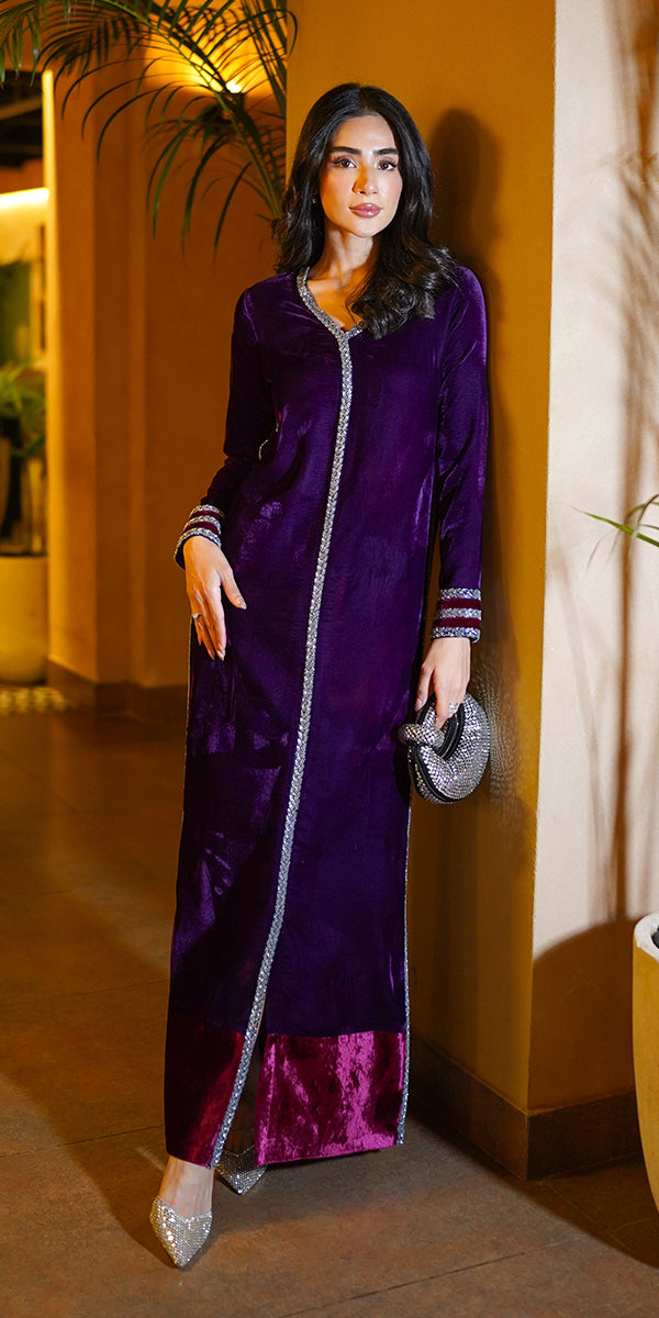 Erum Khan | Velvet Wisper | Plum Royale L Plum Velvet