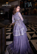 Asim Jofa | Festive Collection 25 | AJFF-02 S Lilac Gray Net