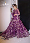 Asim Jofa | Festive Collection 25 | AJFF-01 XL Pinkish Purple Net