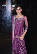 Asim Jofa | Festive Collection 25 | AJFF-01 L Pinkish Purple Net