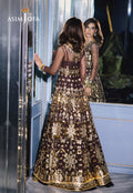 Asim Jofa | Festive Collection 25 | AJFF-07 S Chocolate Brown Net