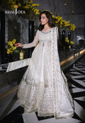 Asim Jofa | Festive Collection 25 | AJFF-09 L Ivory Net