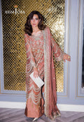 Asim Jofa | Festive Collection 25 | AJFF-08 XL Peach Chiffon