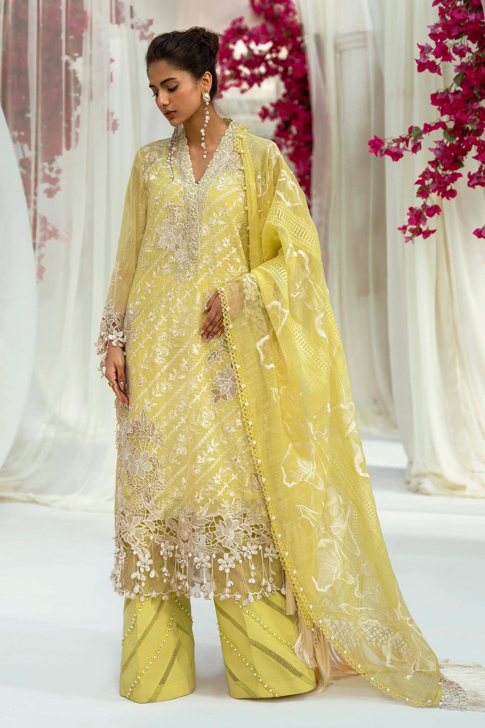 Sana Safinaz | Luxury Collection 24 | L241-010A-3CV - Pakistani Designer Dress - by Sana Safinaz | Type: Luxury - 100% Original at Saira Sultan